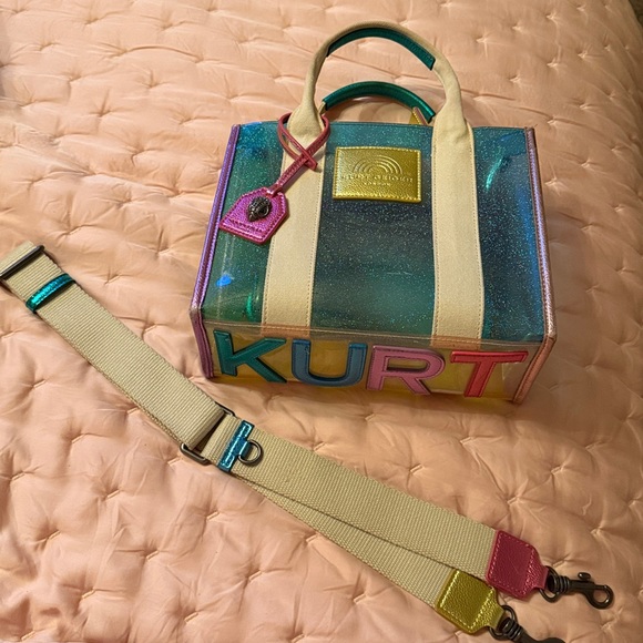 Kurt Geiger Colorful Transparent Tote Bag - Picture 10 of 11